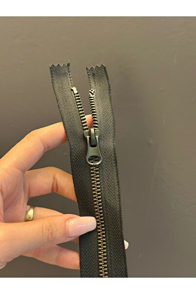 Gönülden Tasarım Fermoar cu dinți negru 24X3 CM