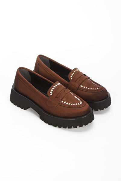 MFT AYAKKABI Women's Loafer Moccasin Casual Patterned Daily Shoes