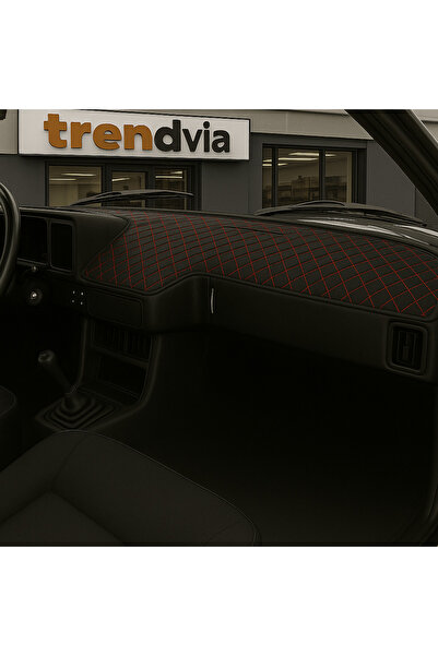 trivexa Tofaş Şahin Doğan Kartal Low Front Chest Quilted Glove Box Cover Black Red – Protection & Covering