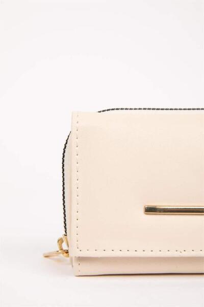 DeFacto Women's Zippered Faux Leather Wallet (Ns)