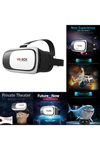 MRG 3D virtual glasses L-396, VR Box, With remote control, for phone