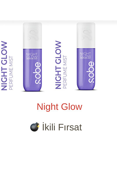 sobe sense of beauty Night Glow Parfüm 2’li Set Saç ve Vücut Spreyi