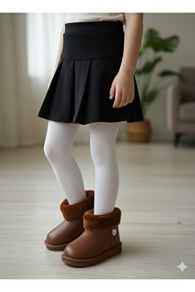 patik ayakkabı Дівчачі дощові чоботи з хутряною підкладкою, дуже легкі