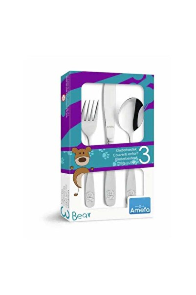 Generic Amefa Children cutlery set 3 Pcs in - Bear