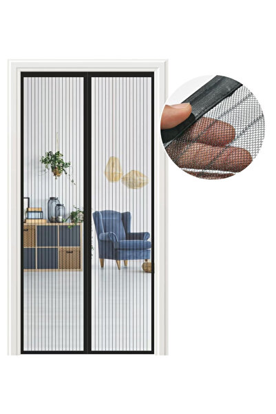 OEM Meet Beauty insect screen for doors, 85x200cm, black