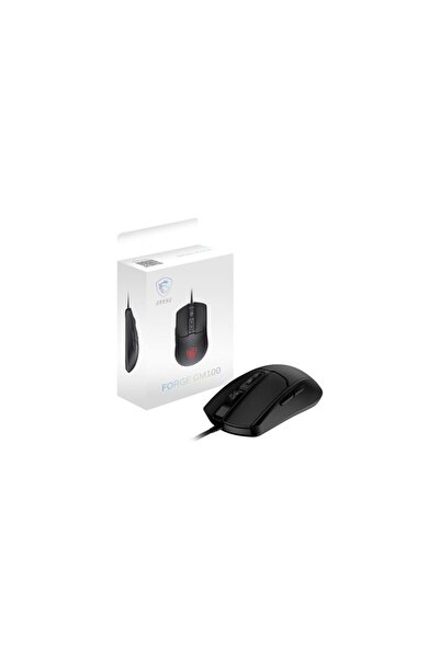 MSI FORGE GM100 GAMING MOUSE MAX 6400 DPI 108GR 1,5m KABLO OPTIK SENSOR MICRO...