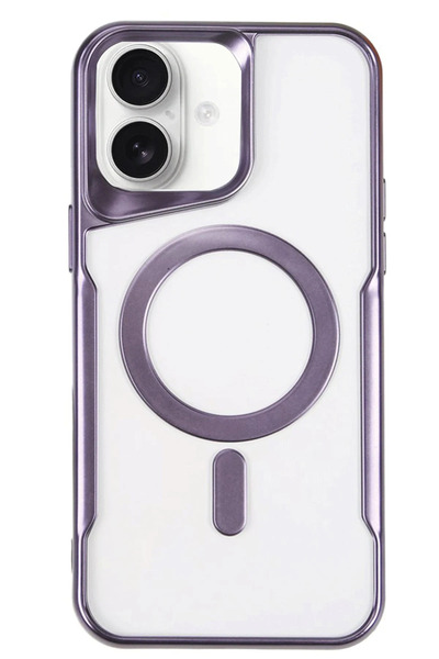 NewFace غطاء سيليكون ماج سيف لهاتف آيفون 16 بلس من إس بي تي آر إن إس - (19132...