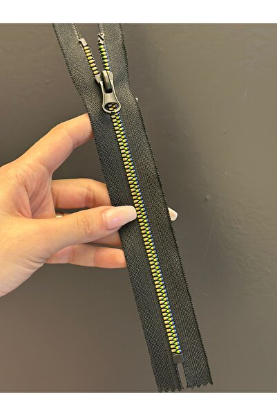 Gönülden Tasarım Fermoar cu dinți colorat 24X3 CM GALBEN