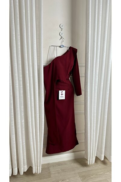 Onila فستان ناعم احمر