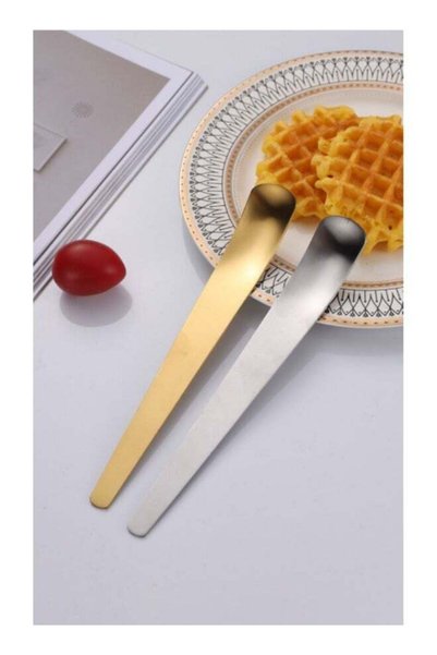 Generic 2 Pack Stainless Steel Spoons Long Handle Ice Cream Spoon Cake Desser...