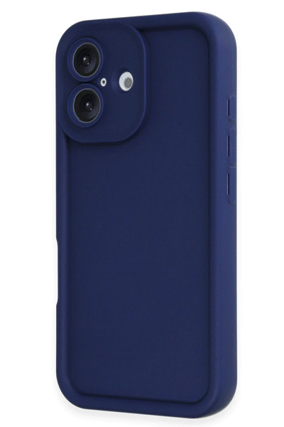 NewFace حافظة سيليكون فييرا لهاتف آيفون 16 (192117) - أزرق داكن