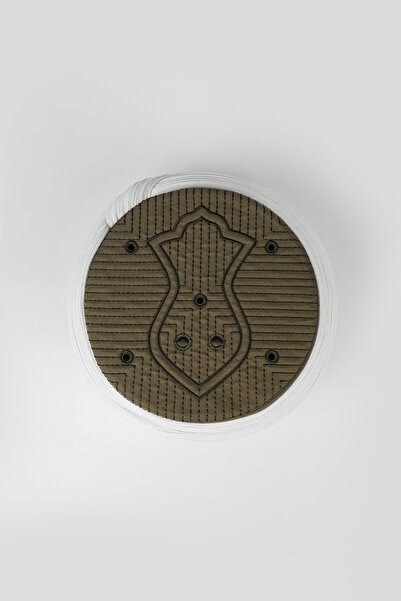 Sarıkhane Namaz Sarığı - White Cloth - Green Turban - Plain Wrap - Nâli Şerif - 5 Meters