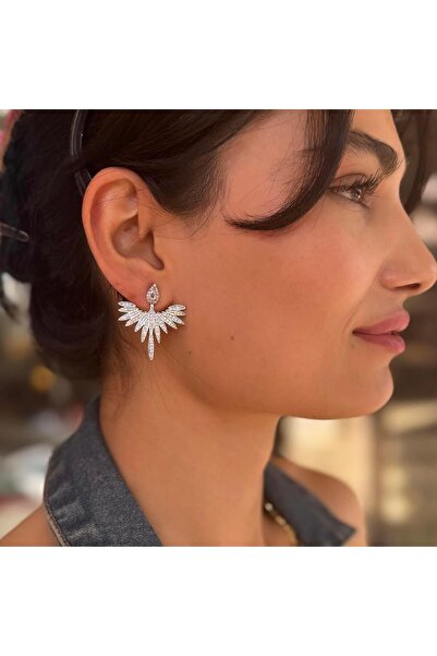 neslyaccessories Damla Stone Phoenix Earrings