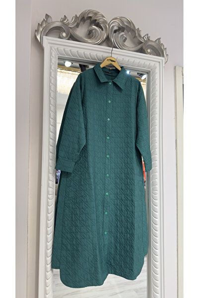 Invee Snap Closure Quilted Cap - Emerald