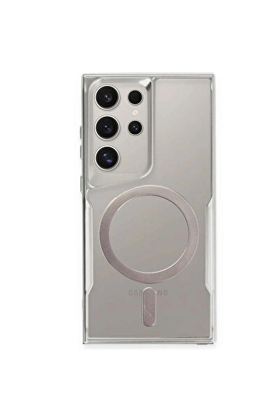 NewFace غطاء سيليكون ماج سيف لهاتف سامسونج جالاكسي إس 24 ألترا من إس بي تي آر...