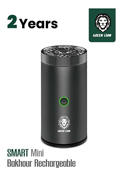 Green Lion مبخرة كهربائية ذكية صغيرة قابلة لإعادة الشحن - لون أسود