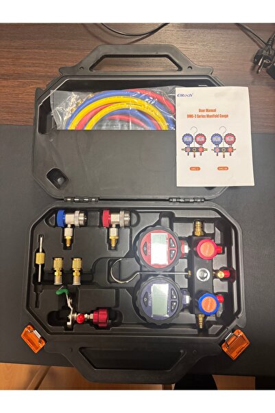 Elitech DMG-3 HVAC Dijital Manifold Göstergesi Seti - Tüm Gazlar