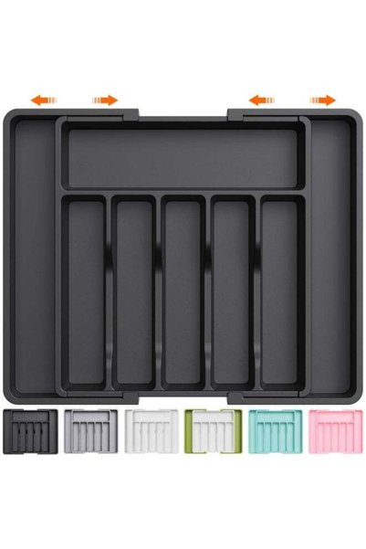 Generic Silverware Drawer Organizer, Expandable Utensil Tray for Kitchen, BPA...