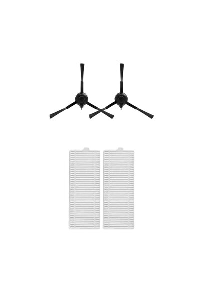 Asgard Grup 2 filtre compatibile cu 360 S8, 2 perii laterale negre