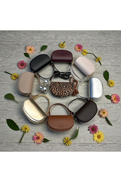 wikidayss Women's D Model Mini Baguette Hand and Shoulder Bag