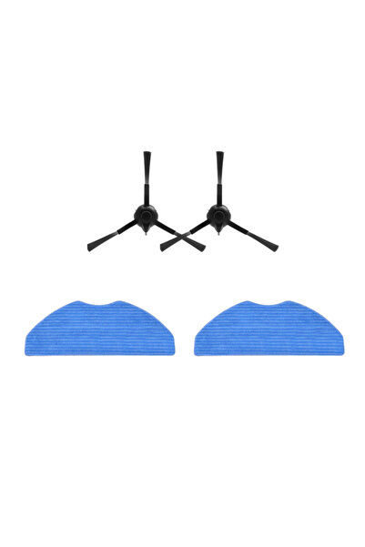 Asgard Grup 2 perii laterale negre, 2 mopuri compatibile cu 360 S8