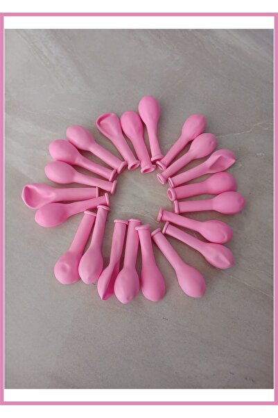 Doğumgünü Marketim بالون صغير وردي مقاس 5 بوصات (12 سم) 10 قطع