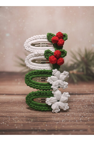 Sepia Shopping KIZ ÇOCUK TOKA NOEL YILBAŞI 4'LÜ SET