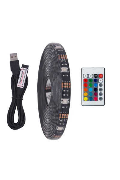 MRG LED Strip M725, with Remote Control, RGB, Length 2m