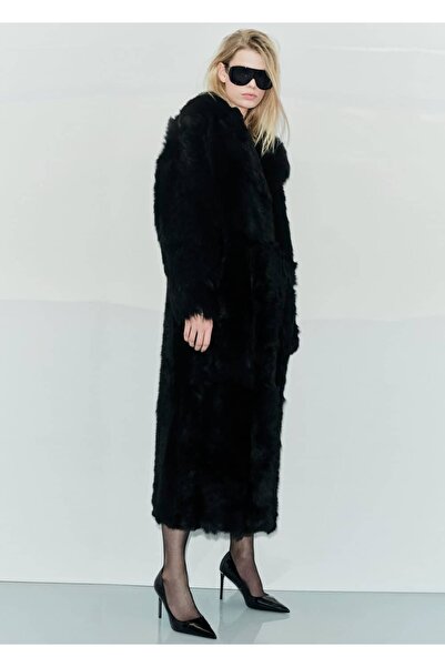 MANGO Woman Topuklu rugan deri ayakkabı