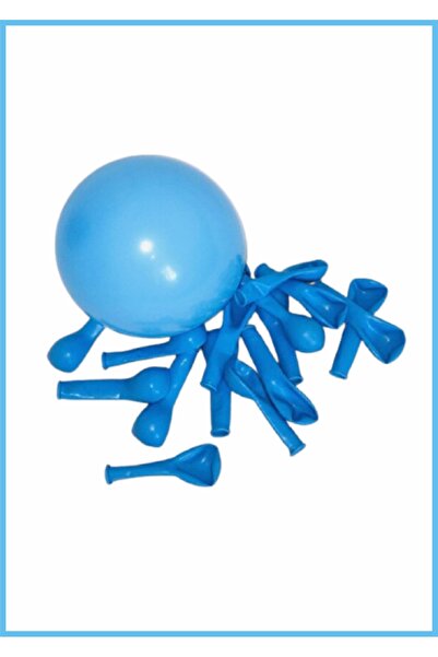 Doğumgünü Marketim بالون صغير أزرق مقاس 5 بوصات (12 سم) 10 قطع