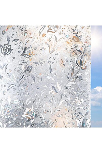 OEM Self-adhesive privacy film, 30x200 cm, opaque, anti-UV, stained glass pattern