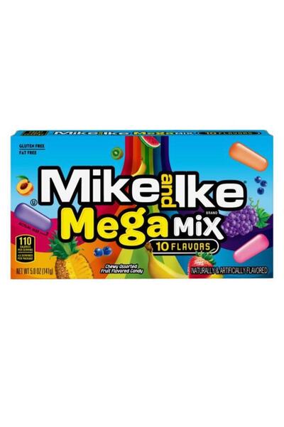 Mike & Ike Mike and Ike Mega Mix Chewy Candy 120g