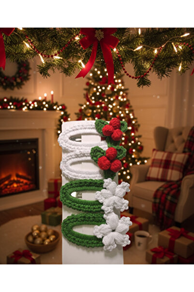 Sepia Shopping KIZ ÇOCUK TOKA NOEL YILBAŞI 4'LÜ SET