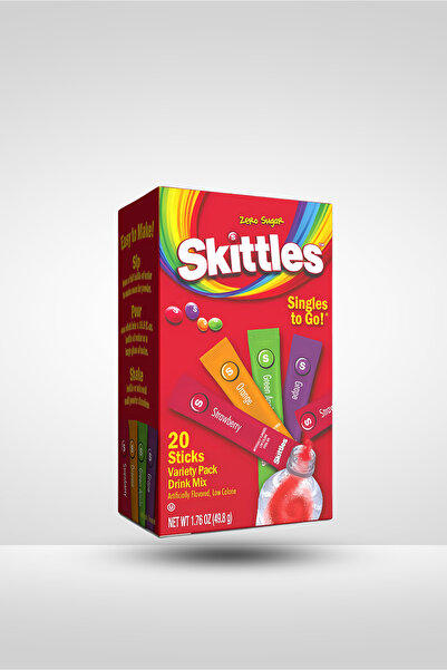 Skittles Skittles Singles to Go Drink Mix Fruits Powder