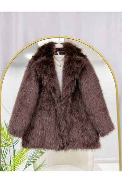 MODA VEDAT Women's Fur Coat with Lining