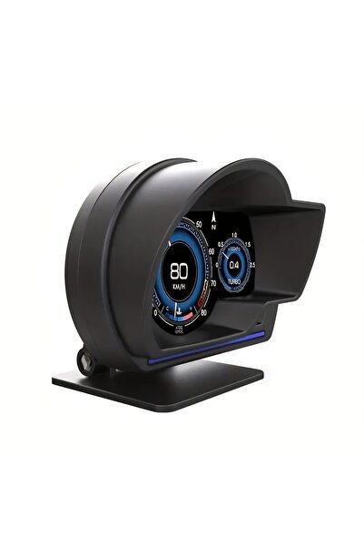 OBD OBD2 HUD Speedometer with LED Screen, Multi-Function Vehicle Speed Temperature Voltage