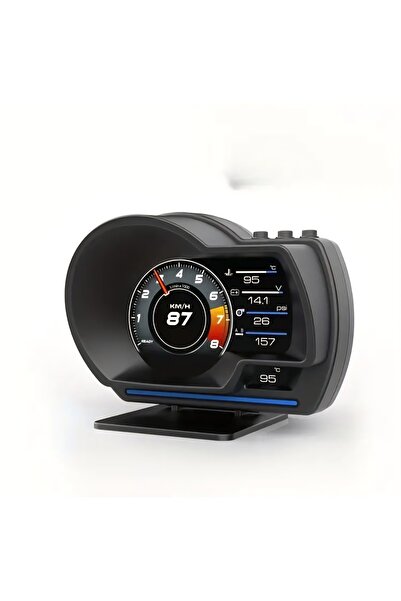 OBD OBD2 HUD Speedometer with LED Screen, Multi-Function Vehicle Speed Temperature Voltage