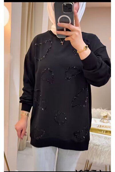 PEKA Pul nakış detayli tesettür tunik