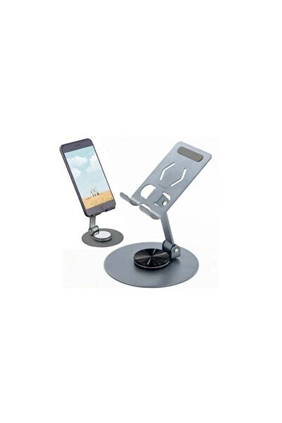 Desert حامل جوال مكتبي مع حامل 360 درجة DS-12 - رمادي