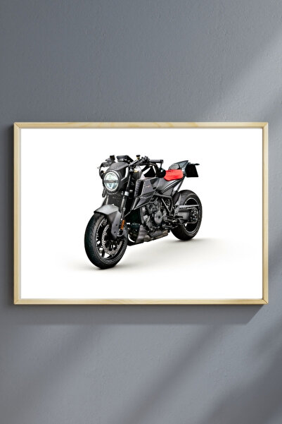 Motor Brabus Çerçeveli Metal Poster Tablo