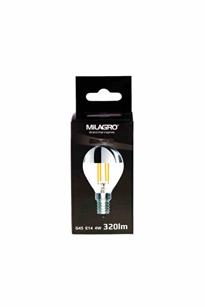 Other Filament LED Bulb 4W G45 E14 2700K TOP SILVER