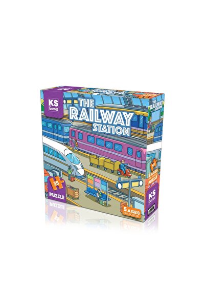 Ks Games 35 Parça Puzzle - The Railway Station