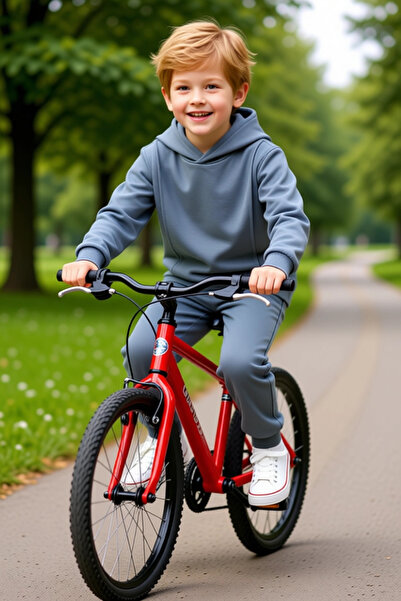 PayBuy Boys' Hooded Sweatshirt and Sweatpants Two-Piece Set Comfortable Casual Wear Good Quality