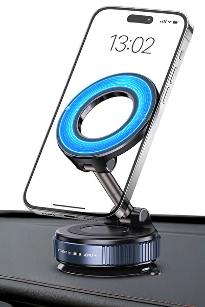 Ozsport 360 Dönebilen Magnet Pro Ayarlanabilir Araç İçi Kullanılabilen Vakuml...