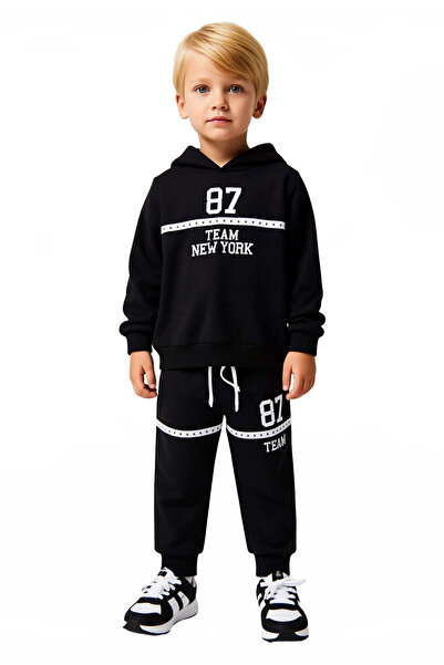 PayBuy Boys' Hooded Oversized Fleece-Lined Cotton Suit Comfort and Style Combined Quality Stylish
