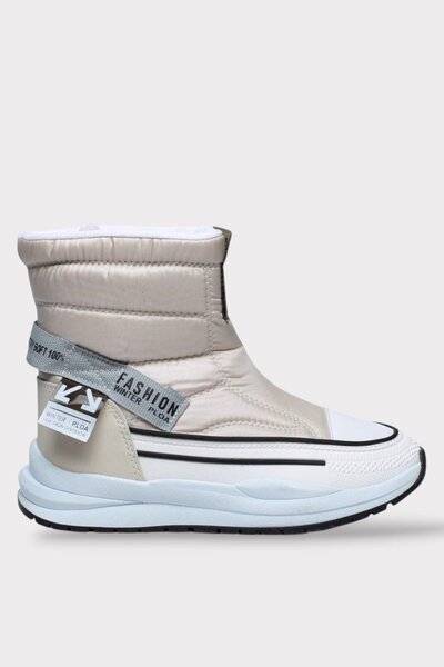 Liger Furry interior non-slip sole women's snow boot beige