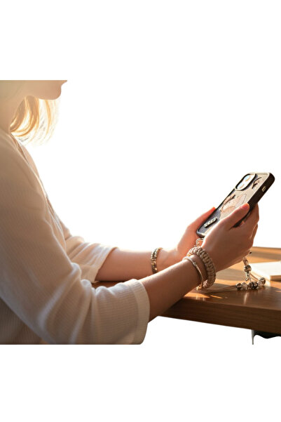 My Strape A.Brown Paracord Bracelet Phone Strap Compatible with All Cases