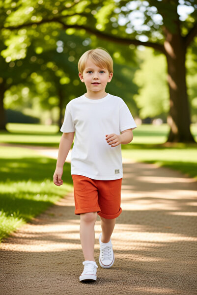 PayBuy Boys' 100% Cotton Soft Textured T-Shirt and Shorts Set High Quality Stylish Comfortable