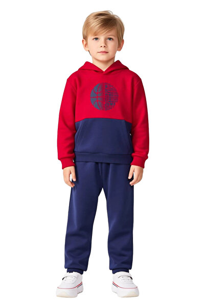 PayBuy Boy's Hooded Cotton Regular Fit Tracksuit Set Quality Stylish Comfortable Casual