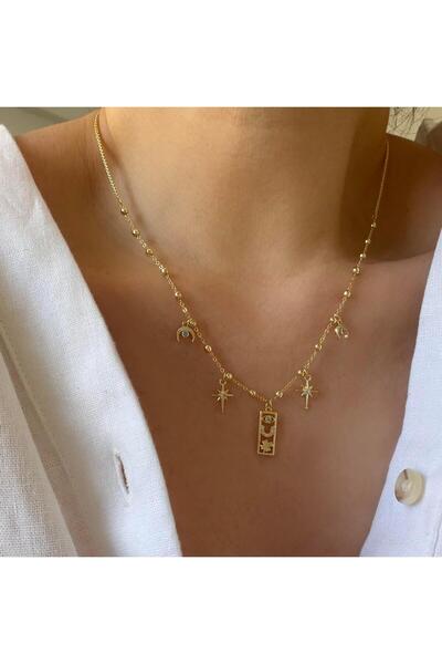 Venus Design Çelik Şans Nazar Charm Kolye